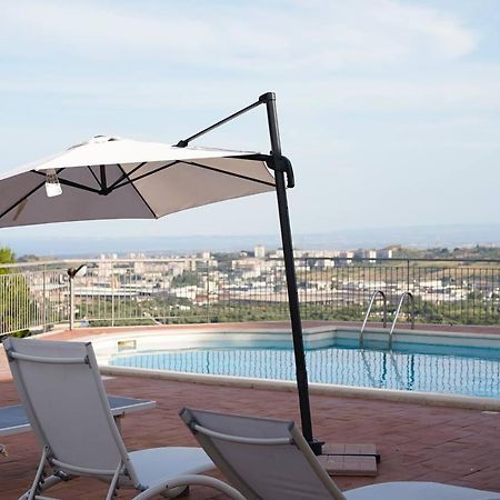 Holiday Flower Villa Panoramica Sul Golfo Di Catania مستربيانكو المظهر الخارجي الصورة