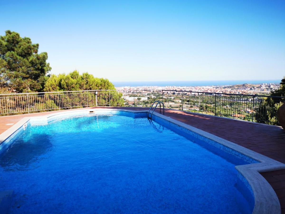 Holiday Flower Villa Panoramica Sul Golfo Di Catania مستربيانكو المظهر الخارجي الصورة